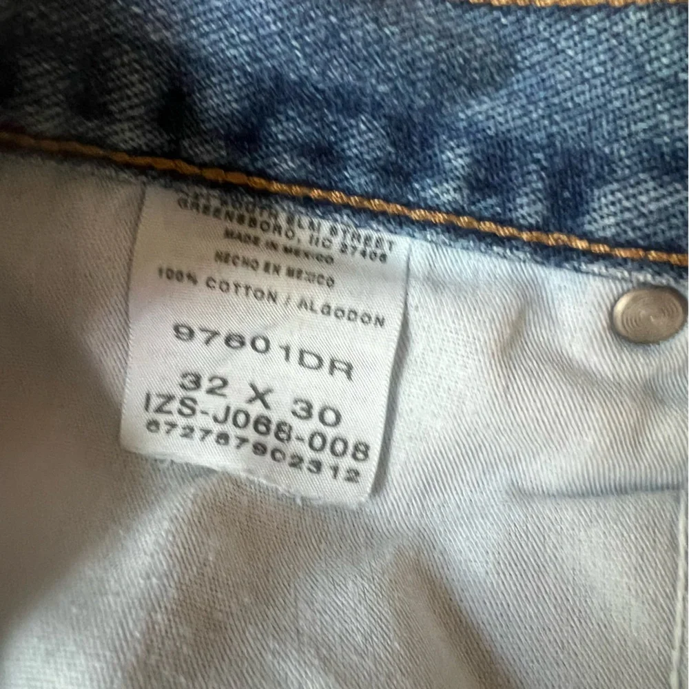 Vintage Wrangler Eyelet Ruffle Denim Short Shorts - Picture 2 of 5